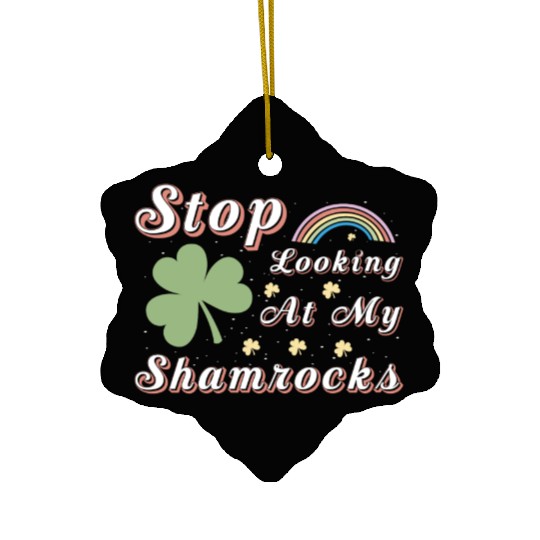 Patrick s Sublimation Ceramic Ornaments