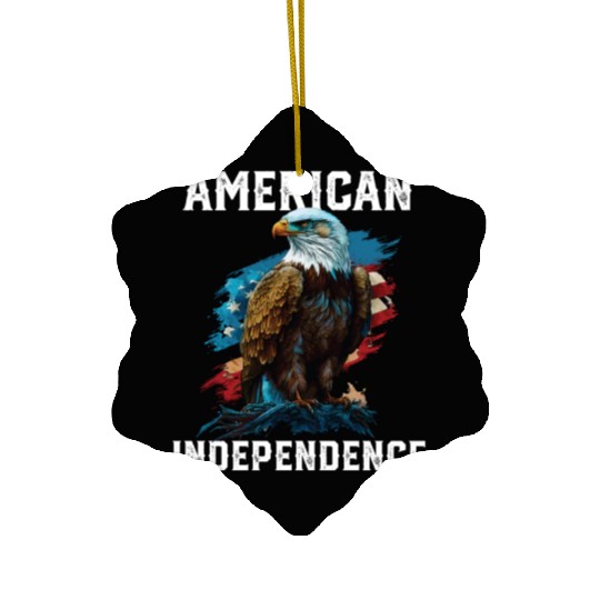 American Independence American Bald Eagle 4th of Ceramic Ornaments