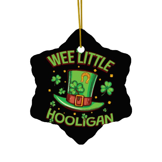 Wee Little Hooligan Ceramic Ornaments