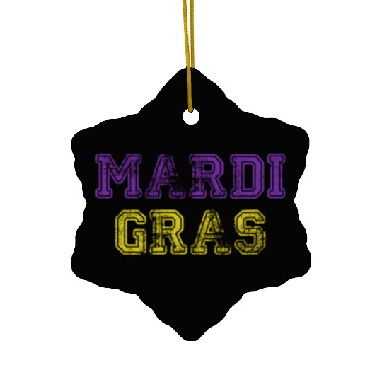 Mardi Gras Carnival Fiesta Party Louisiana New Orl Ceramic Ornaments