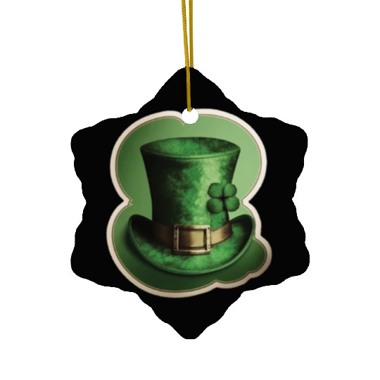 St Patrick's Day Novelty Irish Fancy Dress Leprech Ceramic Ornaments