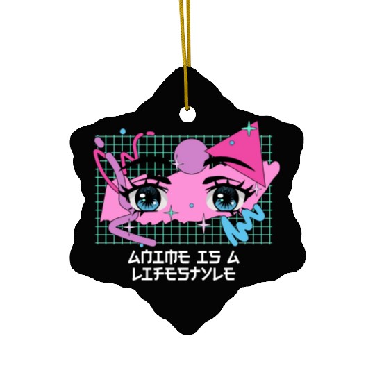 Anime Is a Lifestyle Japanese Kawaii Japan Cute An Ceramic Ornaments