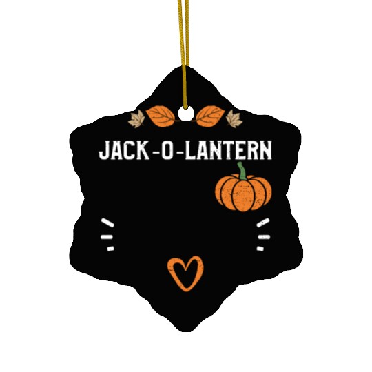 Jack-O-Lantern - Pumpkin Ceramic Ornaments