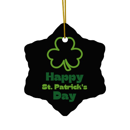 Happy St Patricks Day | Saint Patricks Day Ceramic Ornaments