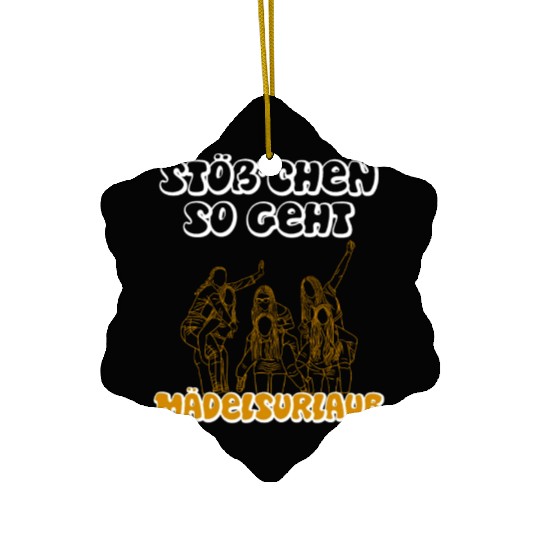 Cheers girls trip girls vacation Spring Break Ceramic Ornaments