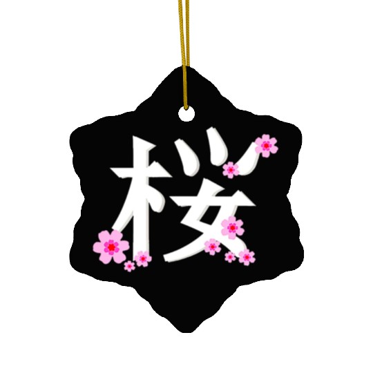 Cherry Blossom Flower Ceramic Ornaments