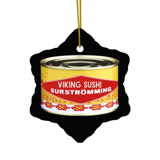 Viking Sushi, Swedish Food Ceramic Ornaments