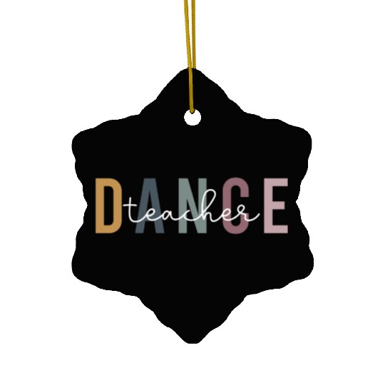 Dance Teacher Retro Ceramic Ornaments Ballet Dance