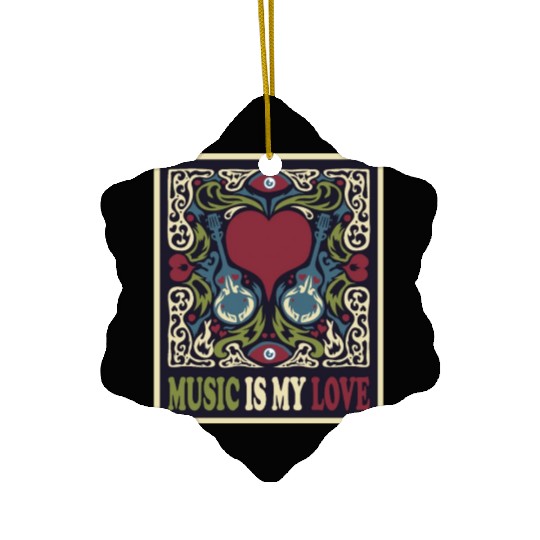 Music Concert Events Ceramic Ornaments