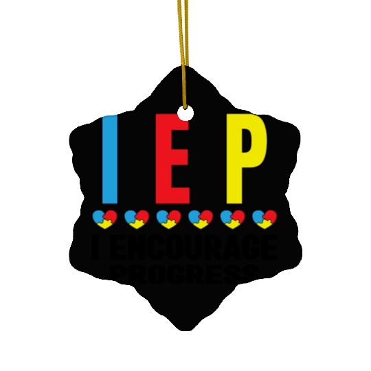 Special Education Autism Teacher Ceramic Ornaments