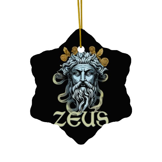 Greek God Zeus Greece Ancient Mythology Ceramic Ornaments