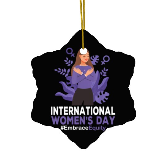 International Women's Day 2023 8 March IWD Embrace Ceramic Ornaments