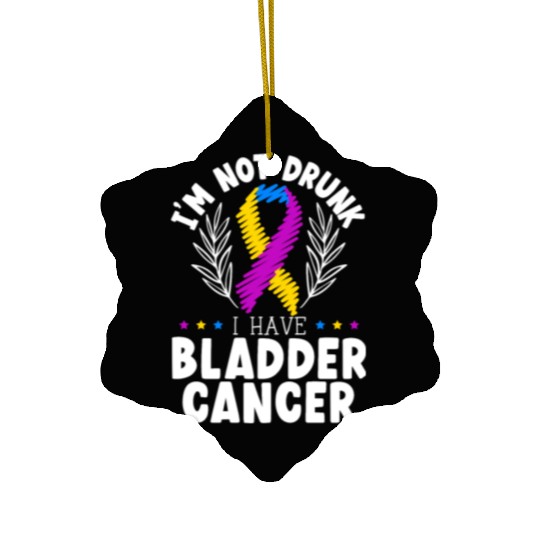 Bladder Cancer Warrior Bladder Cancer Awareness Ceramic Ornaments