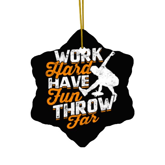 Ultimate Frisbee Importanter Disc Golf Ultimate Ceramic Ornaments