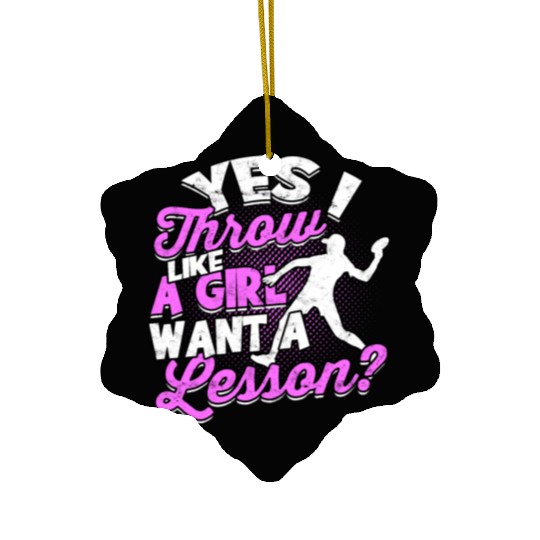 Ultimate Frisbee Importanter Disc Golf Ultimate Ceramic Ornaments