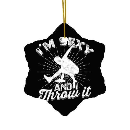 Ultimate Frisbee Importanter Disc Golf Ultimate Ceramic Ornaments