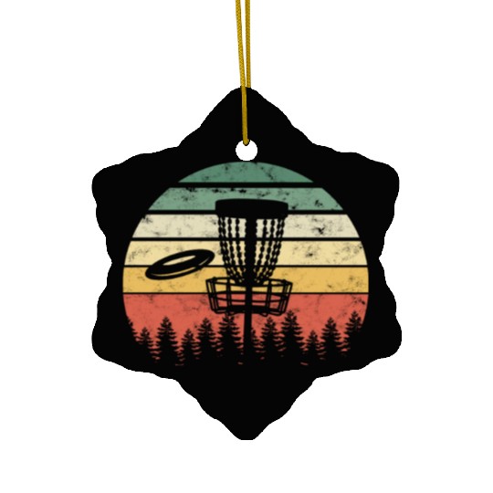 Ultimate Frisbee Importanter Disc Golf Ultimate Ceramic Ornaments