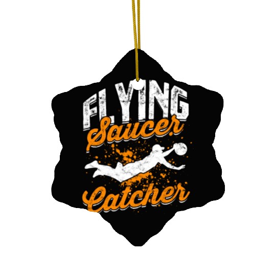 Ultimate Frisbee Importanter Disc Golf Ultimate Ceramic Ornaments