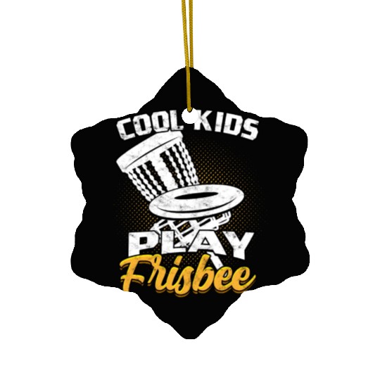 Ultimate Frisbee Importanter Disc Golf Ultimate Ceramic Ornaments