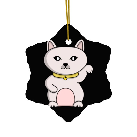 Magic Lucky Cat Ceramic Ornaments