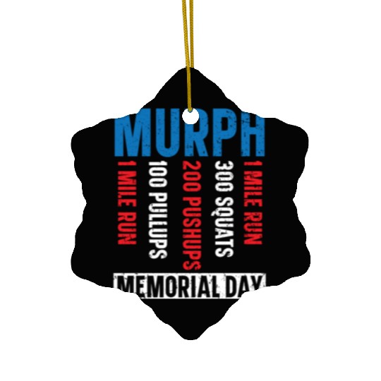 Patriotic Veteran USA Flag American Memorial Day Ceramic Ornaments