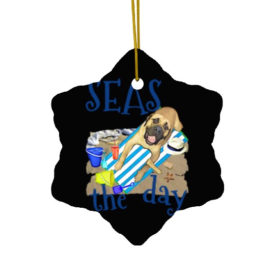 SEAS Mastiff Ceramic Ornaments
