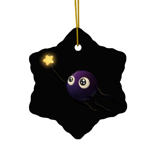 little soot sprite Ceramic Ornaments