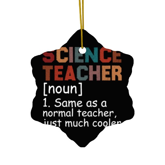 Science Teacher Definition Cool Back To School Ceramic Ornaments