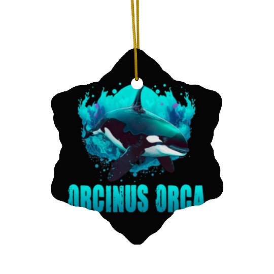 ORCINUS ORCA for a Science Biologist Whale Lover Ceramic Ornaments