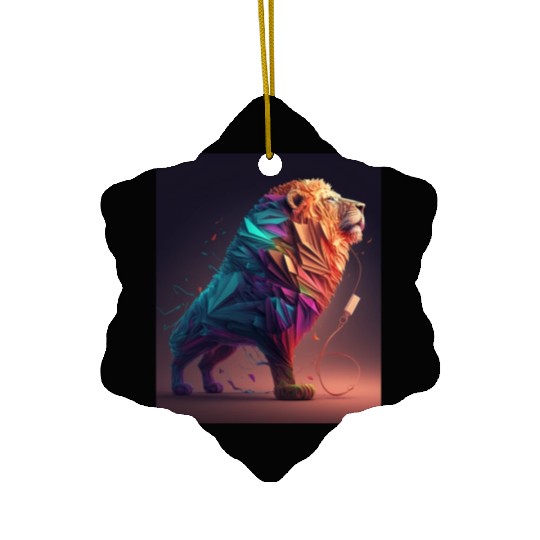 lion Ceramic Ornaments