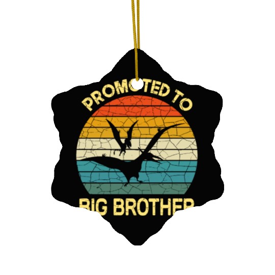 Promoted to big brother dinosaur Gift Ceramic Ornaments