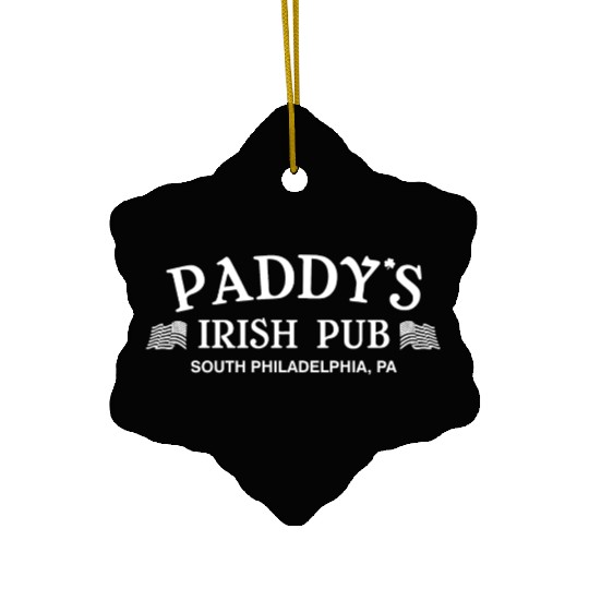 Paddy’s Irish Pub South Philadelphia Ceramic Ornaments