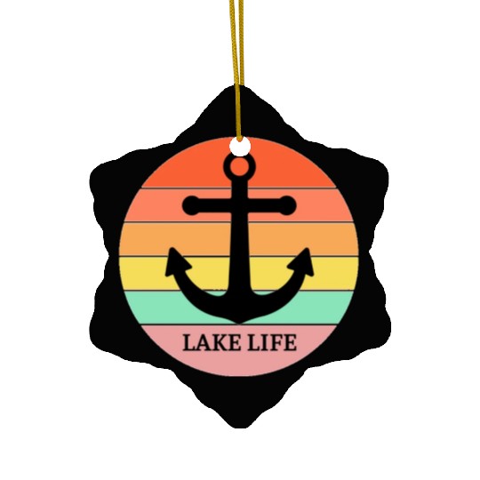 LAKE LIFE Ceramic Ornaments