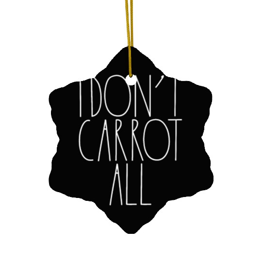 I Don't Carrot All White Rae Dunn Inspired Decor Ceramic Ornaments