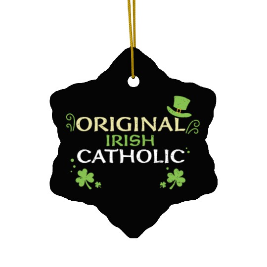 Original Irish Catholic Ceramic Ornaments