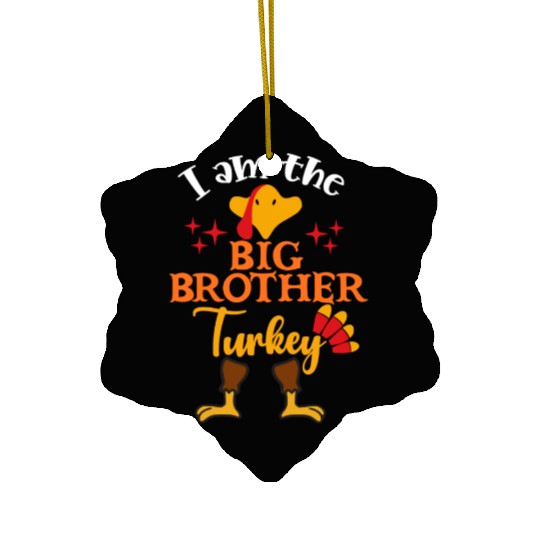Big Brother Turkey Ceramic Ornaments