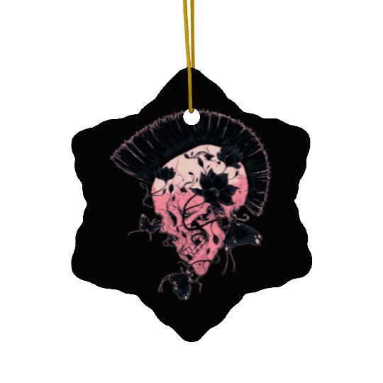 Pink is Punk Ceramic Ornaments