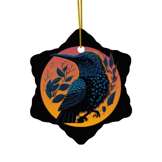 Nature Lovers - Charming Hummingbird Ceramic Ornaments