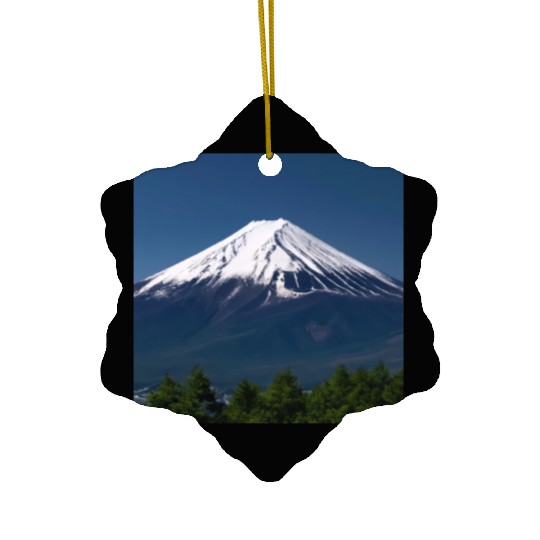 Mount Fuji Japan Panorama Souvenir Travel Trip Ceramic Ornaments