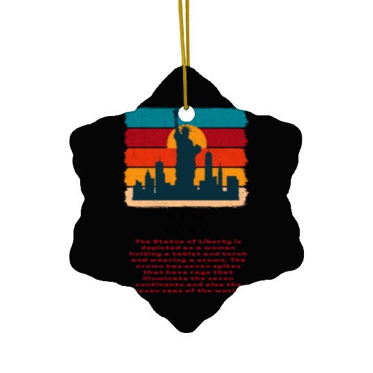 The Statue of Liberty Ceramic Ornaments