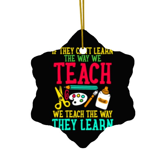 SPED Teacher Special Education Ceramic Ornaments