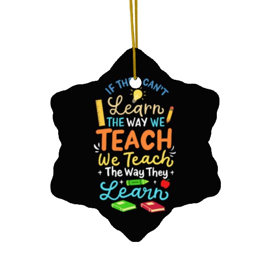 SPED Teacher Sped Educator Special Education Ceramic Ornaments