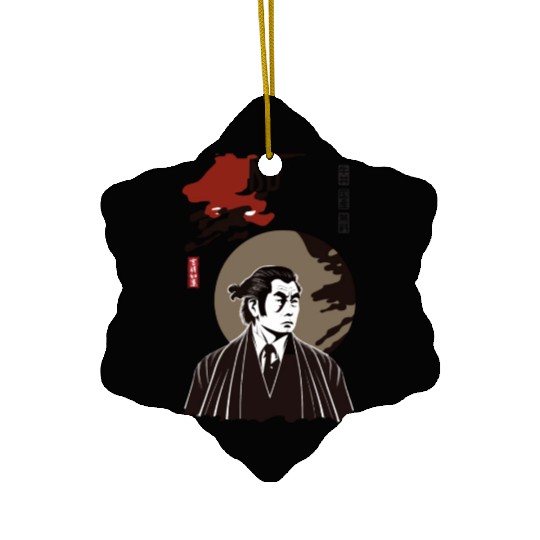 Japan Retro Yakuza Character Ceramic Ornaments