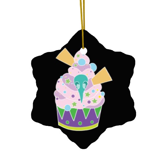 Cupcake Graveyard Ceramic Ornaments