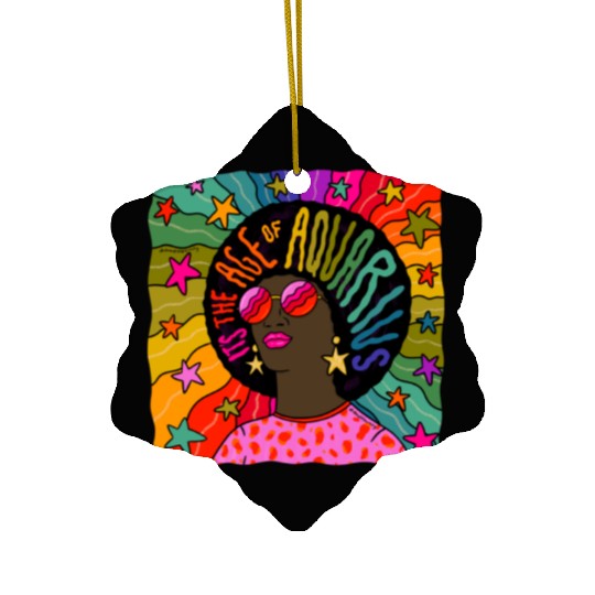 Age of Aquarius Ceramic Ornaments
