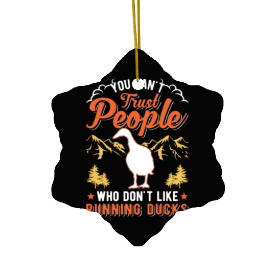 Indian Runner Gift Running Duck Ceramic Ornaments