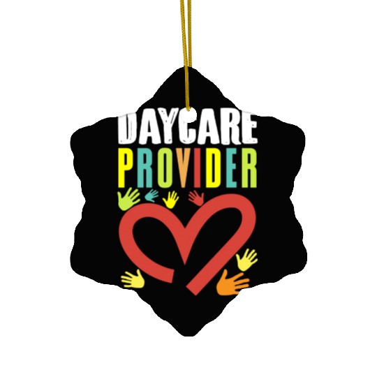 Childcare Teacher Daycare Provider Toddler Ceramic Ornaments