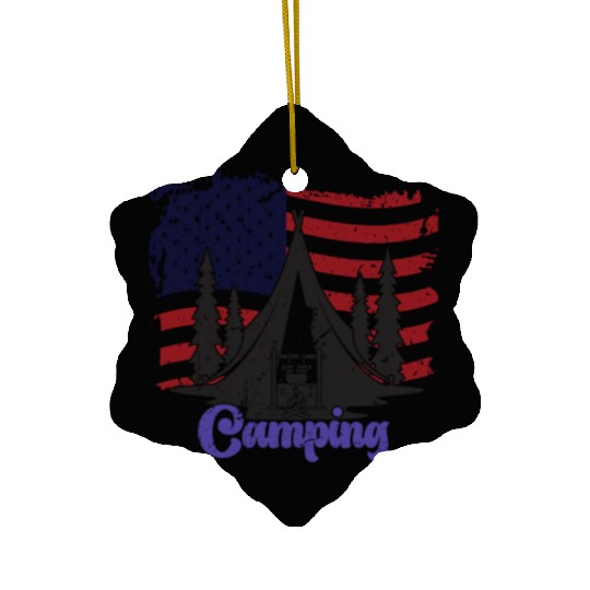 CAMPING 2023 nature Ceramic Ornaments