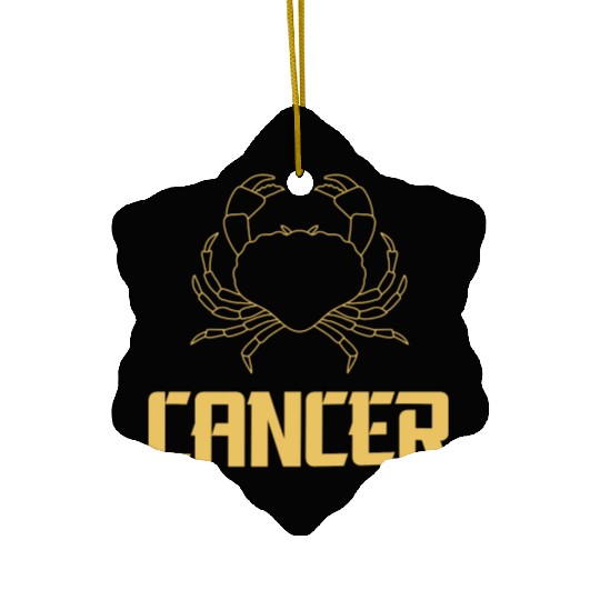 Cancer Zodiac Sign, astrology design, the crab Ceramic Ornaments