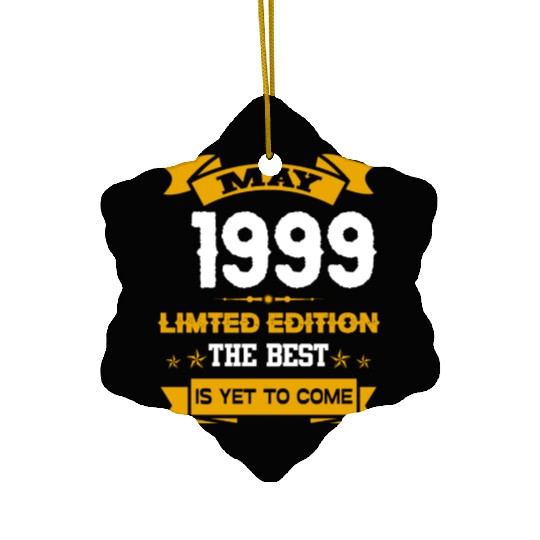 May 1999 Birthday Surprise Ceramic Ornaments